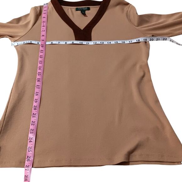 VINTAGE RALPH LAUREN Pullover Tunic Top Shirt LG Retro Preppy Country Western - Picture 4 of 10